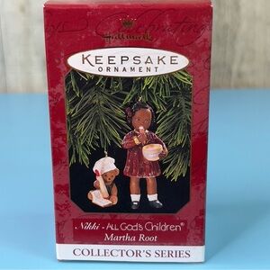 Hallmark Keepsake Ornament Nikki-All God’s Children Martha Root Dated 1997